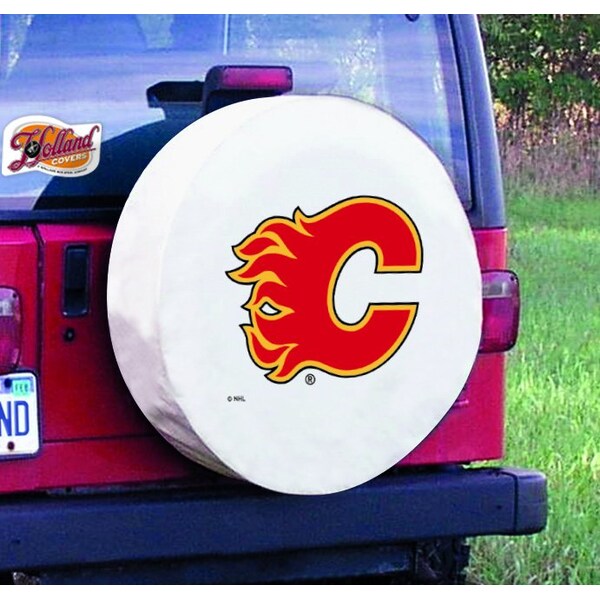 29 3/4 X 8 Calgary Flames Tire Cover